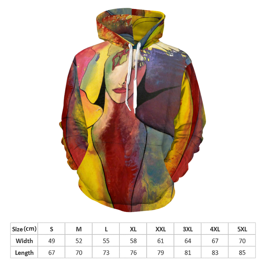 Domingo Lady Full Print Hoodie - Image 2