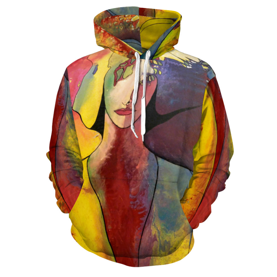 Domingo Lady Full Print Hoodie