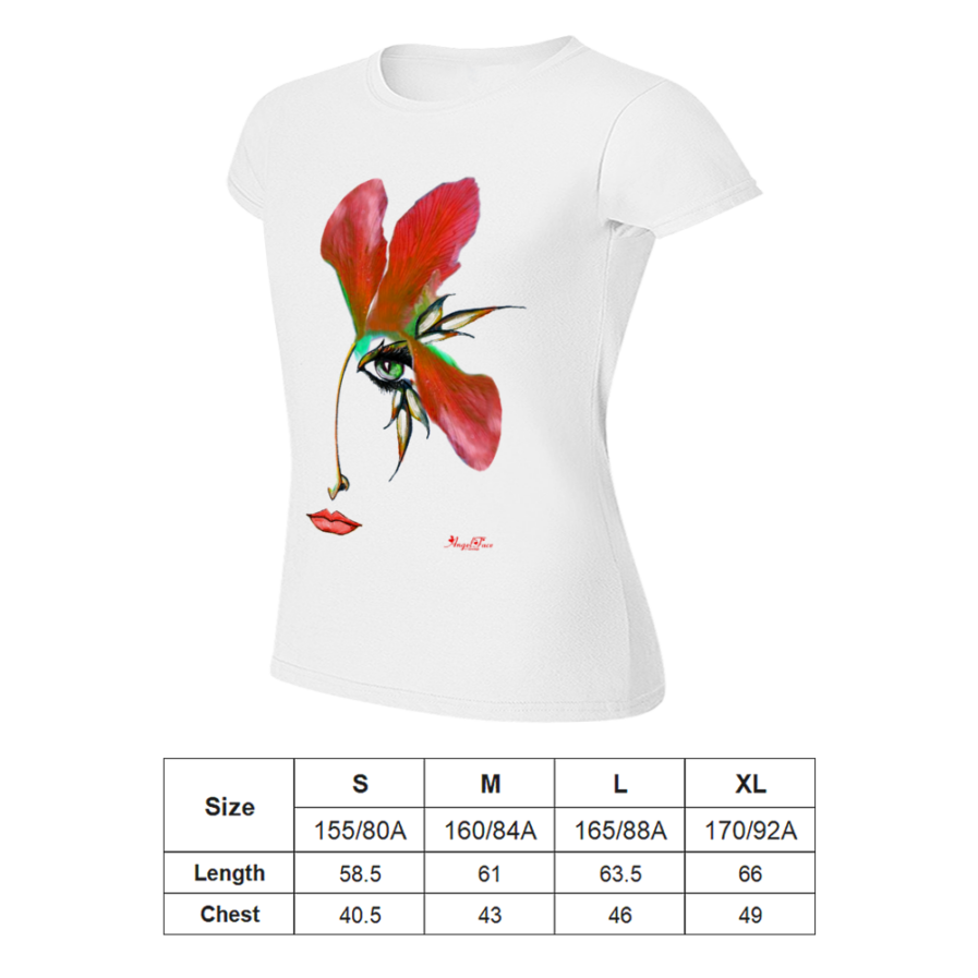 Domingo Angel Face Women’s Tshirt - Image 2