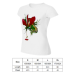Domingo Angel Face Women’s T-shirt w text: I'm 99% Angel but, oh the other one % - Image 2