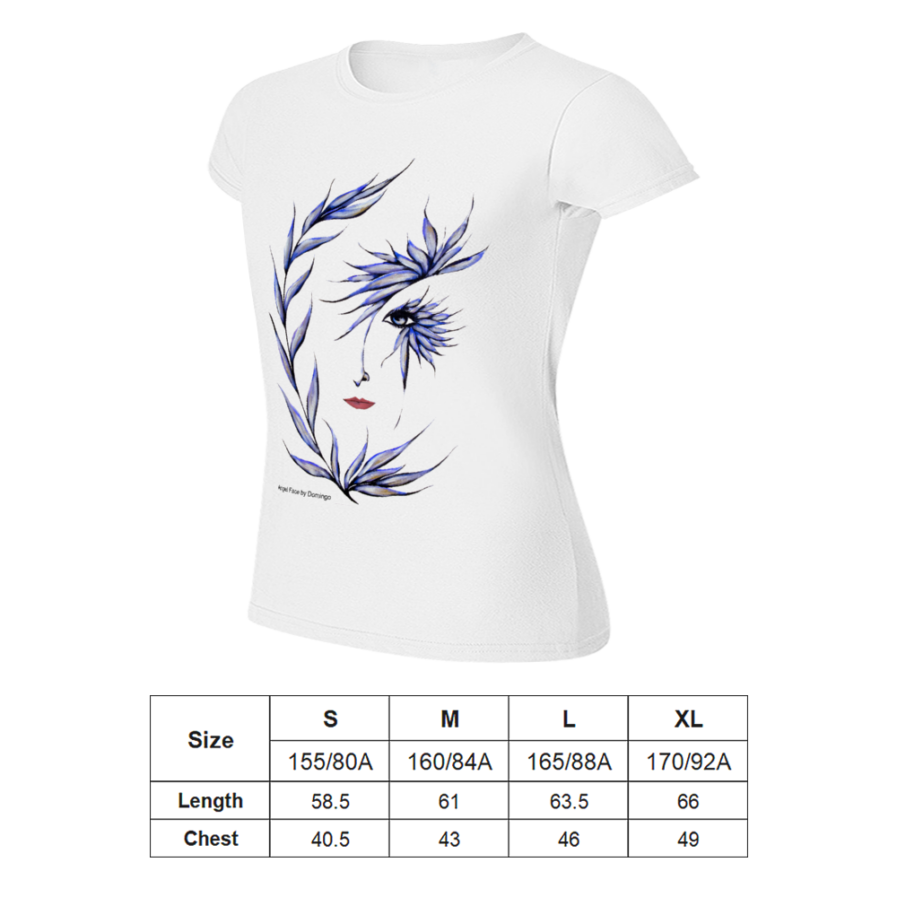 Domingo Angel Face Women's T-shirt - Image 2