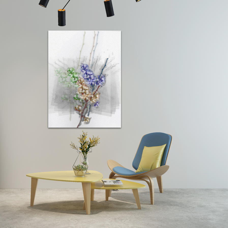 Serenity by John Gerstner | Canvas Wall Print 24 x 31 - Image 3