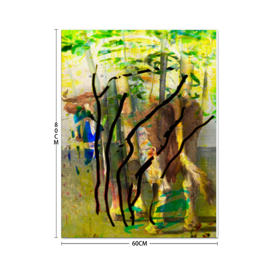 Disruption by John Gerstner | Canvas Wall Print 24x 31