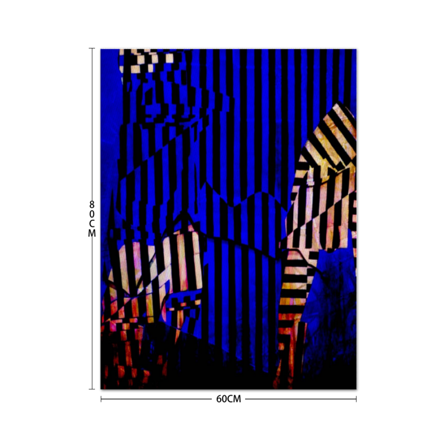 Zebra by John Gerstner | Canvas Wall Print 24 x 31