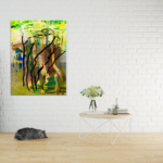 Disruption by John Gerstner | Canvas Wall Print 24x 31 - Image 4