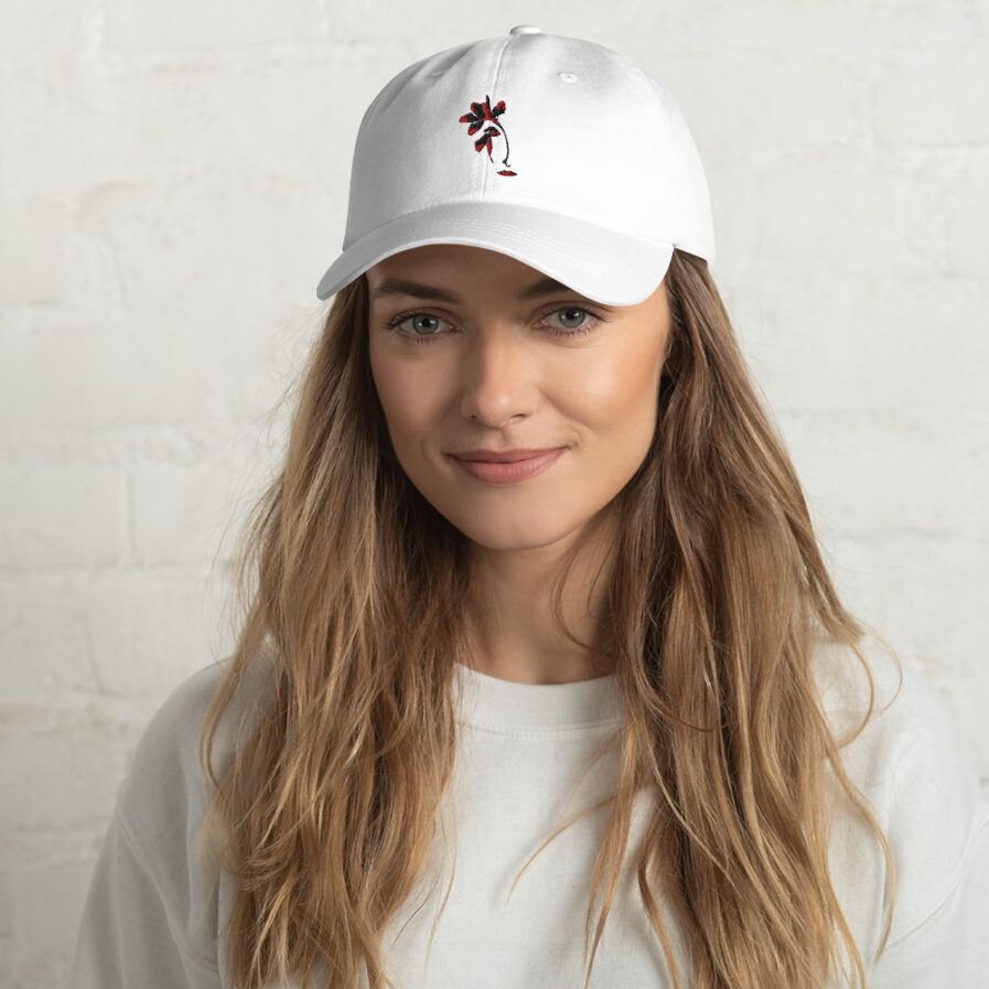 Domingo Angel Face Be Nice Women's Dad Hat - Image 3