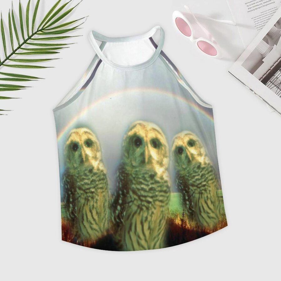 KillerKloz Women's Owl Custom Crewneck T-Shirt - Image 3