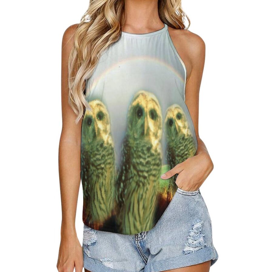 KillerKloz Women's Owl Custom Crewneck T-Shirt