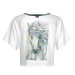 KillerKloz Survivor Short Sleeve Navel Shirt Baby Tee - Image 3