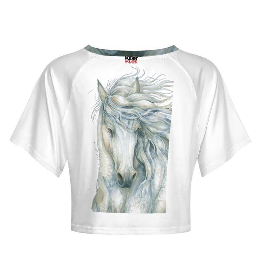 KillerKloz Survivor Short Sleeve Navel Shirt Baby Tee - Image 3