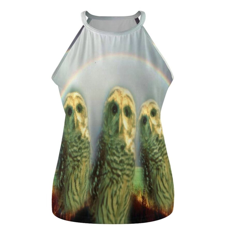 KillerKloz Women's Owl Custom Crewneck T-Shirt - Image 4