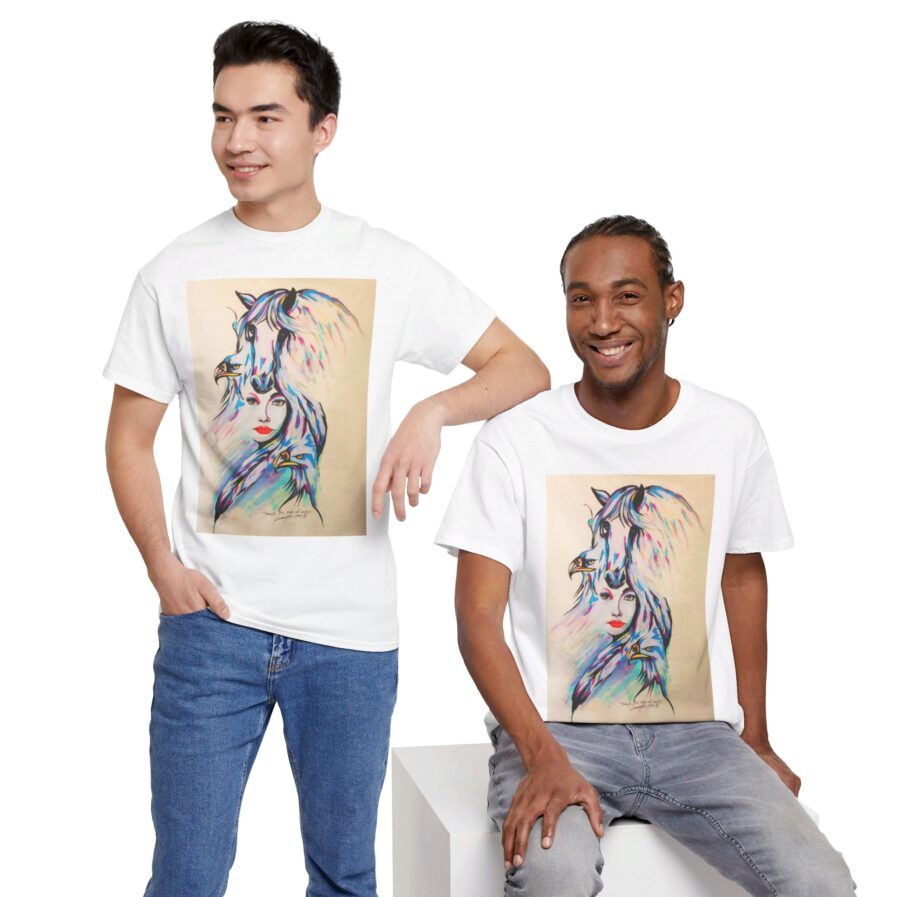 Domingo Eagles Unisex Heavy Cotton Tee - Image 26