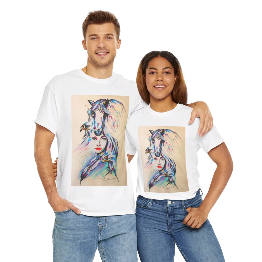 Domingo Eagles Unisex Heavy Cotton Tee - Image 24