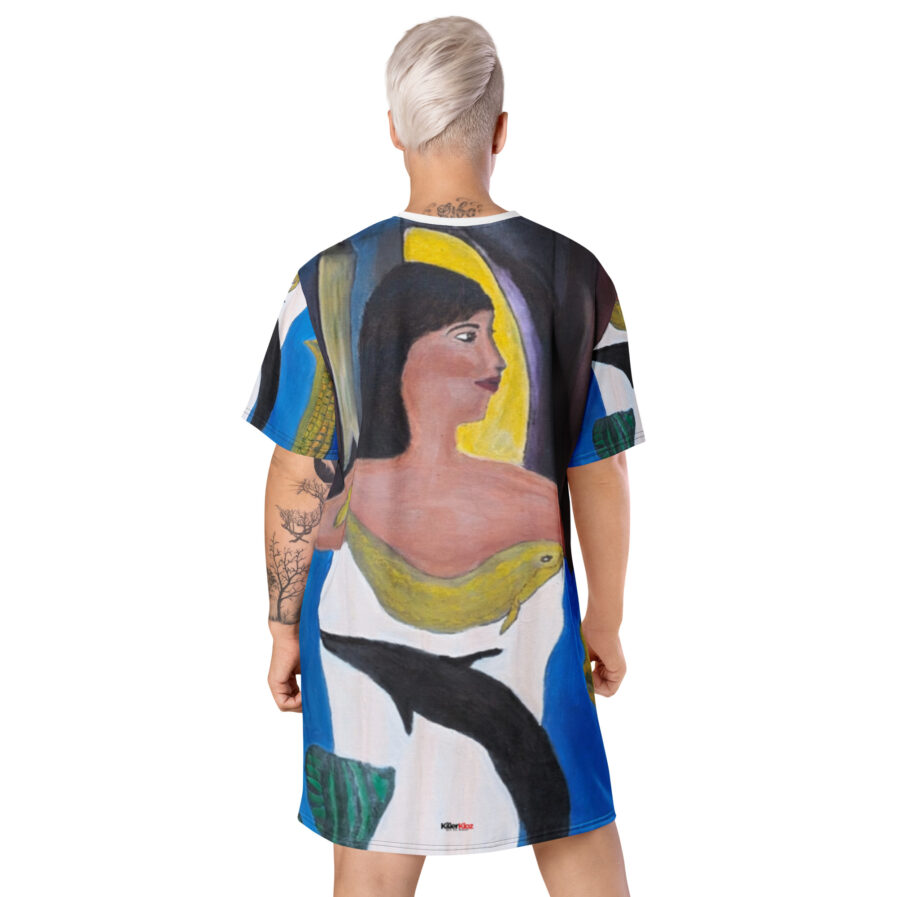 Embrace of the Deep T-shirt Dress - Image 2
