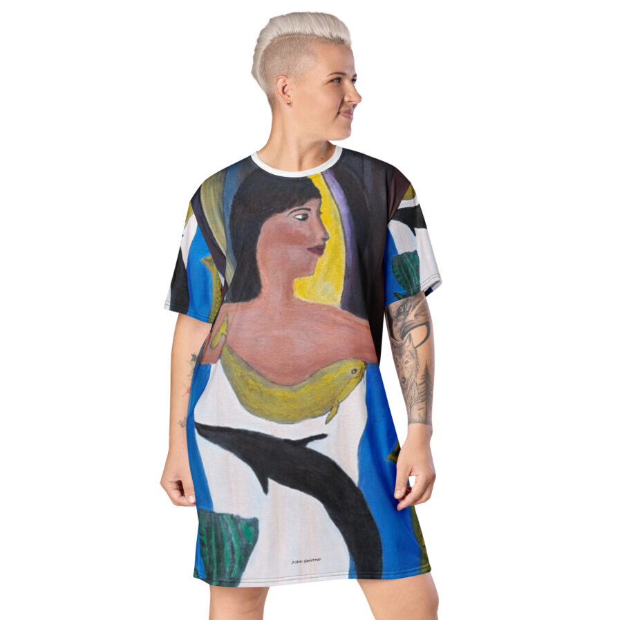 Embrace of the Deep T-shirt Dress