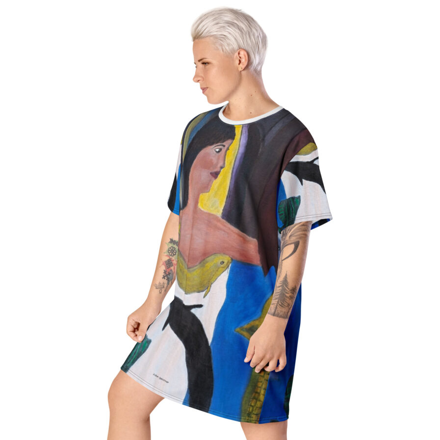 Embrace of the Deep T-shirt Dress - Image 3