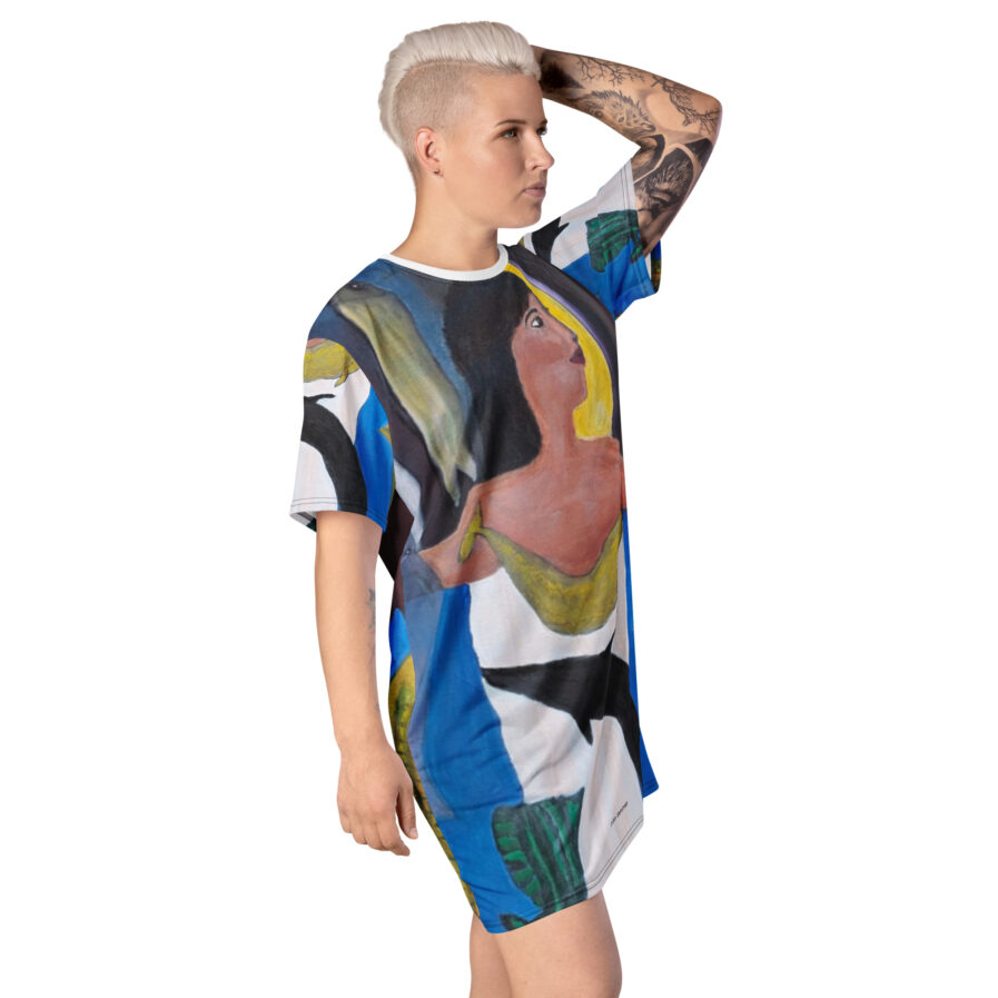 Embrace of the Deep T-shirt Dress - Image 4