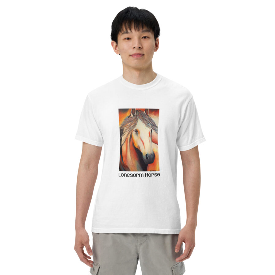 Domingo Lonesome Horse Unisex Heavyweight T-shirt